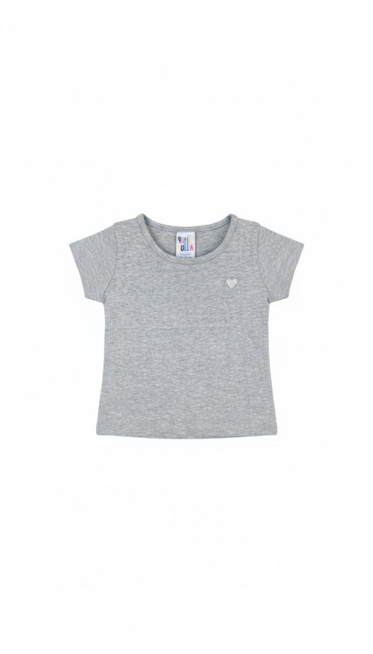 REMERA BASIC GRIS PULLA BULLA