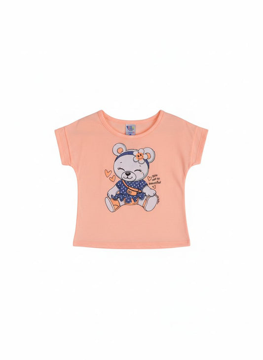 REMERA BEAR SALMON PULLA BULLA