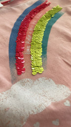 REMERA ARCOIRIS ROSA ALAKAZOO