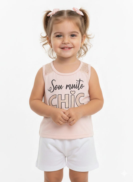 MUSCULOSA CHIC ROSA PULLA BULLA