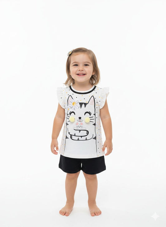 CONJUNTO CAT BLANCO ALAKAZOO