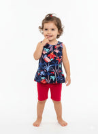 Conjunto Passaros - Azul/Rojo