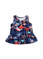 Conjunto Passaros - Azul/Rojo