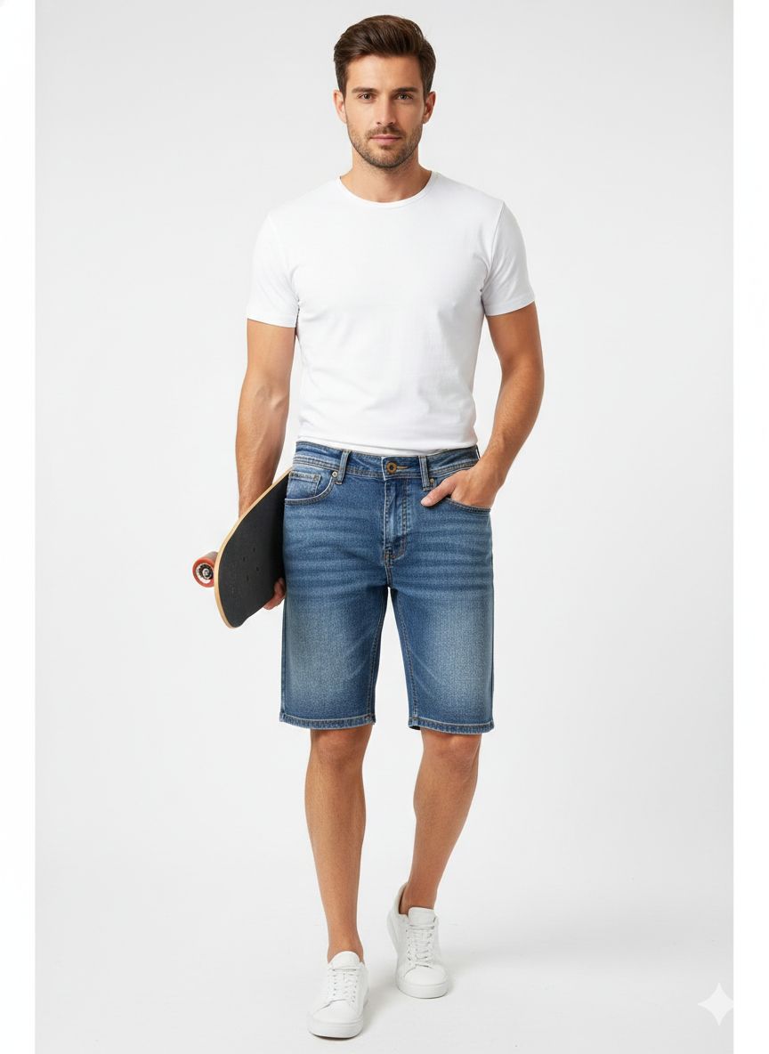 BERMUDA JEAN AZUL