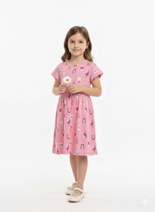 Vestido Helados Elian Rosa