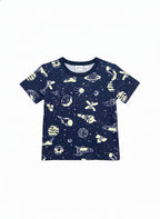 Remera Planetas - Azul