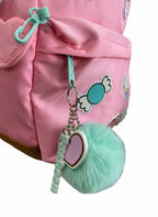 Mochila Escolar/ Liceal Porta Notebook Mooving Pusheen Patches