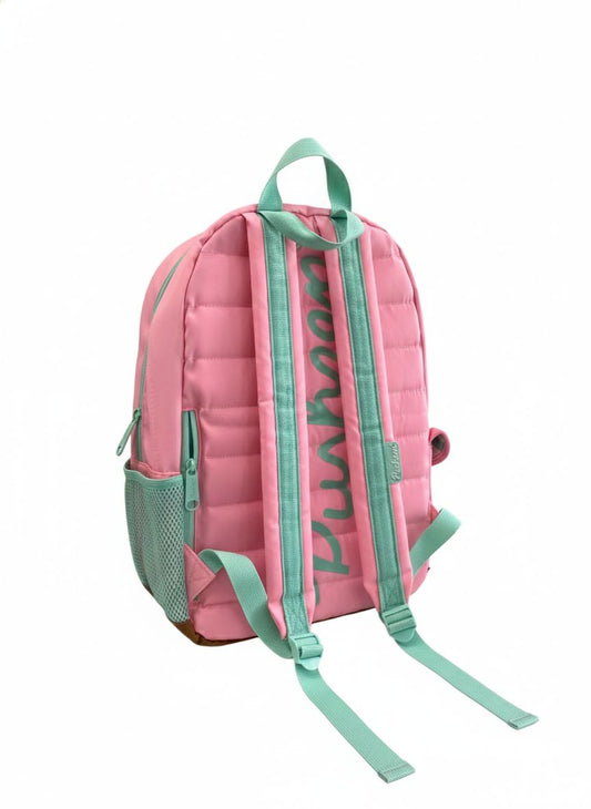 Mochila Escolar/ Liceal Porta Notebook Mooving Pusheen Patches