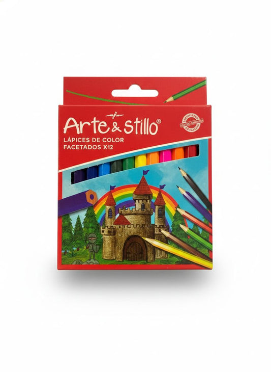 Lápices de colores cortos x 12 Arte&stillo