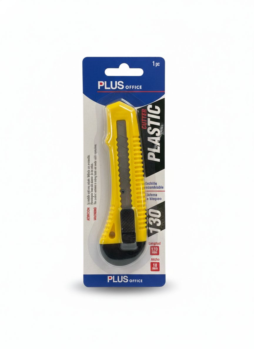 Trincheta 18 Mm Plus Office Sistema Bloqueo