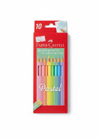 Eco lapices de color "FABER-CASTELL" set de 10 colores Pasteles
