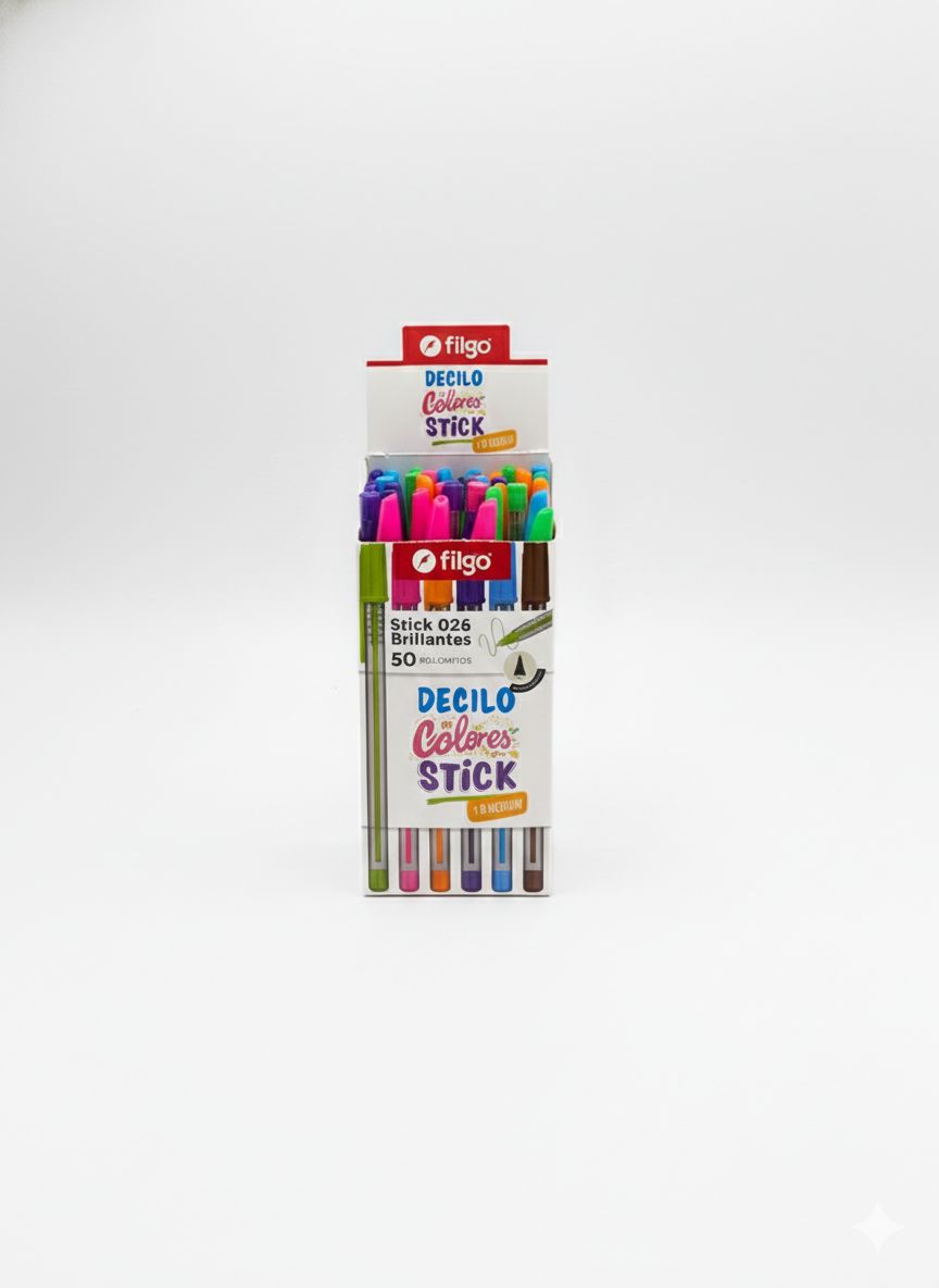 Bolígrafo Filgo Stick 026 brillante por unidad