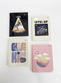 Cuaderno 96h ilustra liso tapa flexible Pack x10