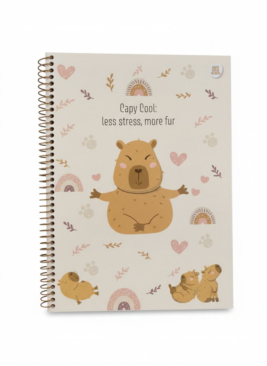 Cuadernola 80 hojas capibara animativa