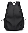 MOCHILA CON CIERRE NEGRA