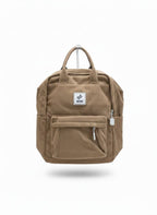 Mochila de pana a rayas