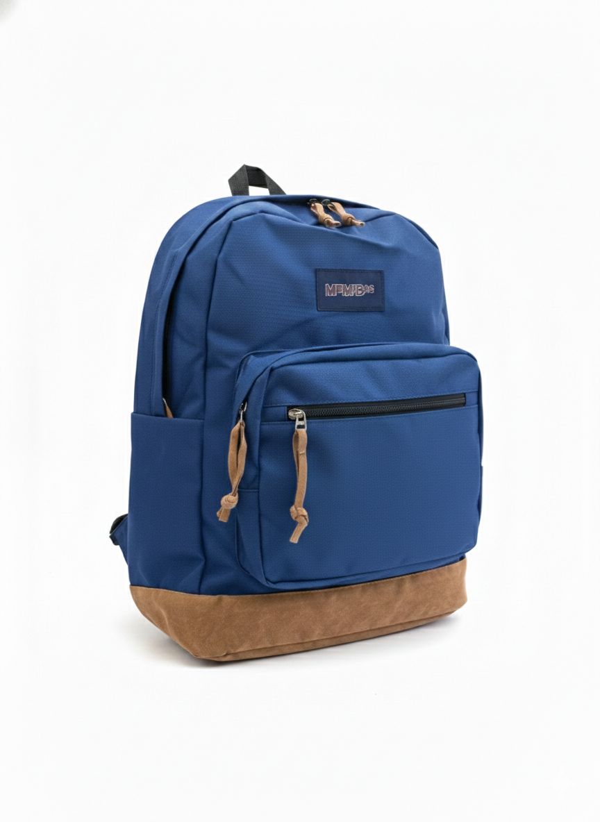 Mochila 3 bolsillos Azul