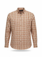 Camisa m/l cuadros y rayas