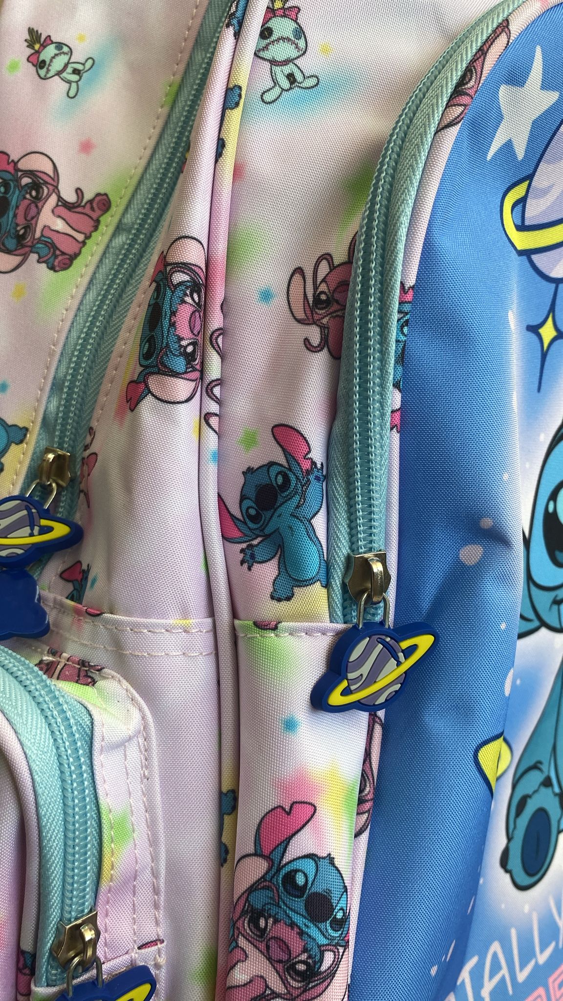 Mochila Con Carro Stitch