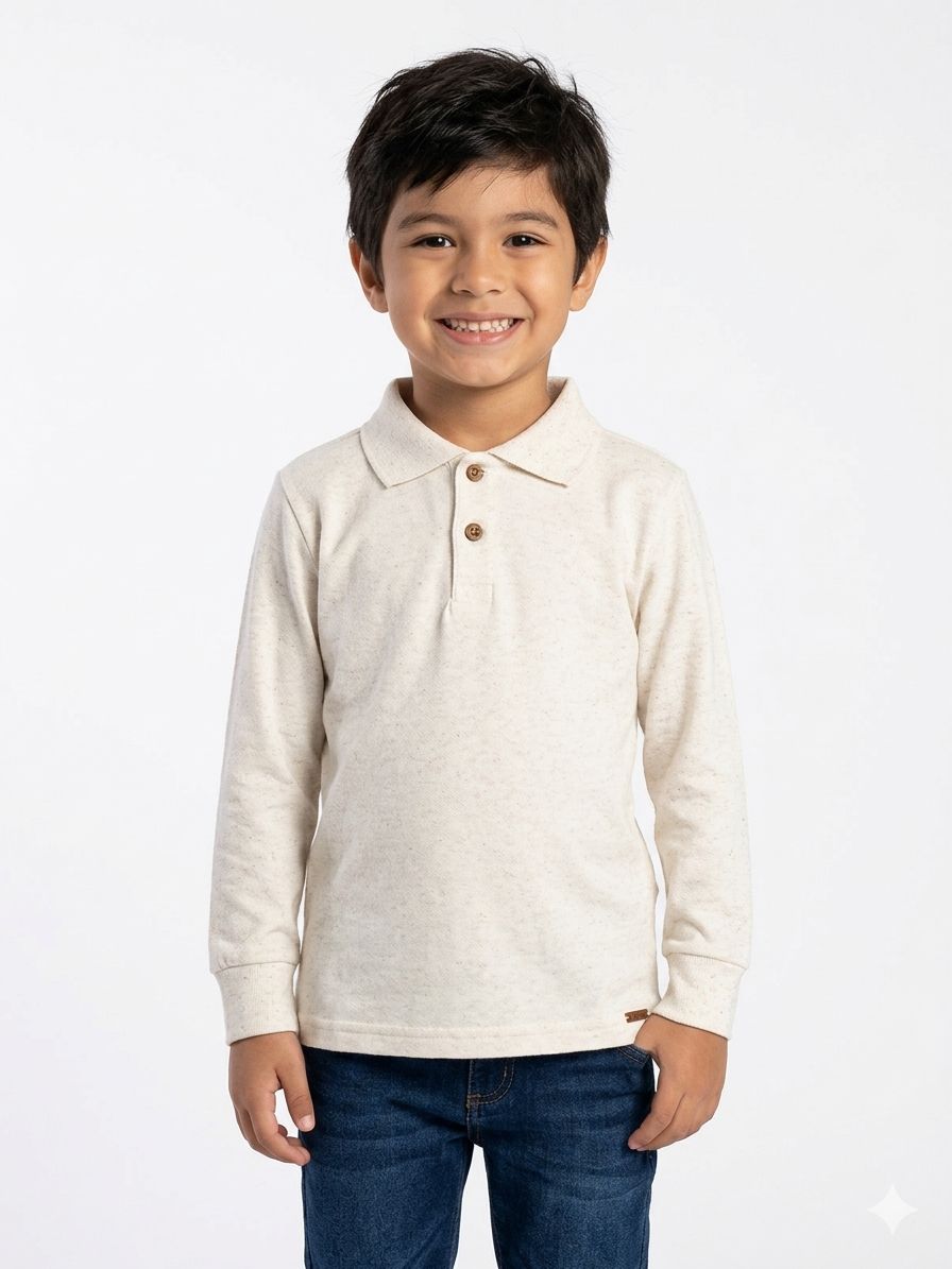 CAMISETA POLO MASCULINA INFANTIL  COLORITTA