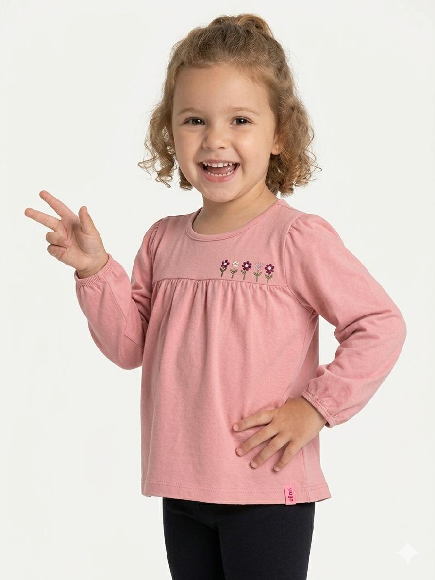 Remera Bordada Niña Elian