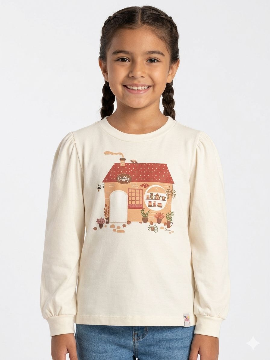 Remera Estampada Niña Elian