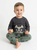 Conjunto baby mapache
