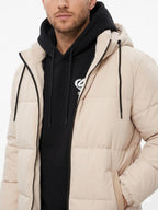 Campera Abrigo Beige