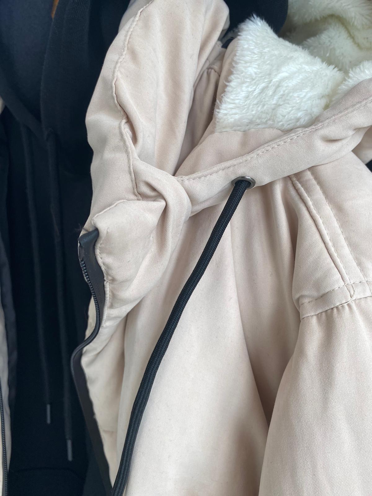 Campera Abrigo Beige
