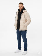 Campera Abrigo Beige