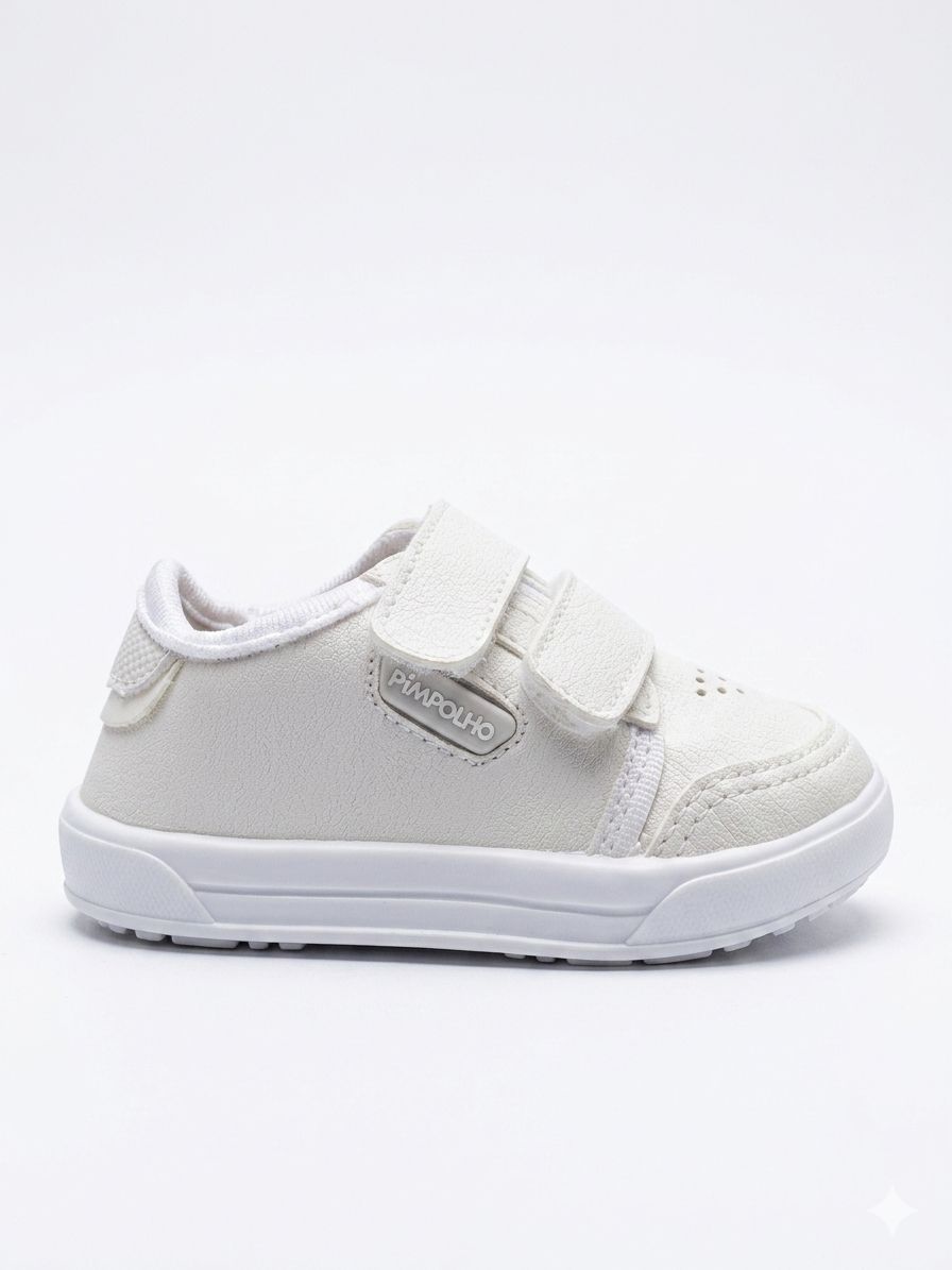 Zapato C/Velcro Pimpolho - Blanco