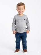 Remera Oso Gris