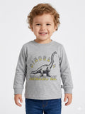 Camiseta Dinosaur Gris