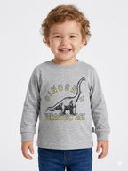 Camiseta Dinosaur Gris