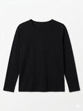 Camiseta básica negra unisex