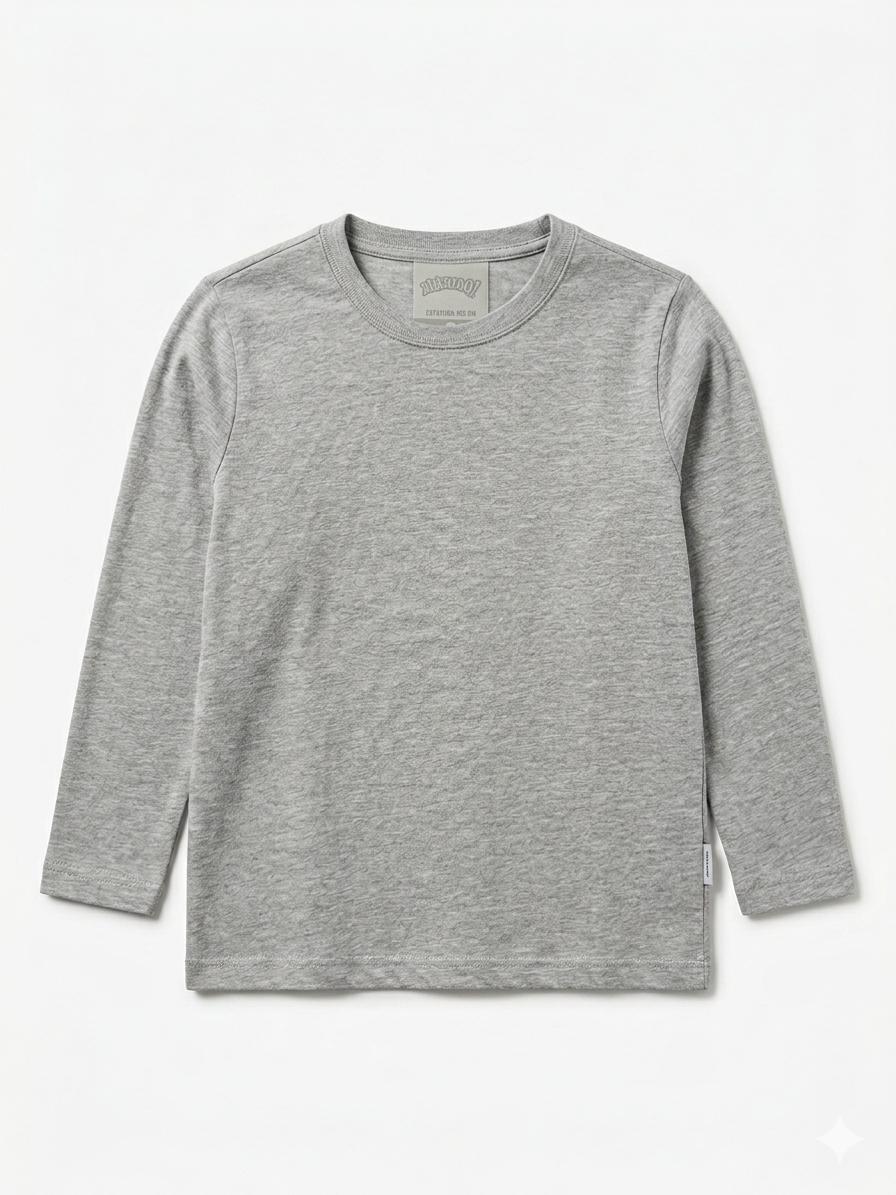 Camiseta básica gris unisex