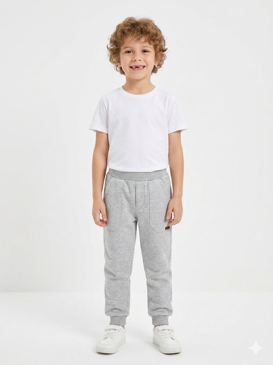 Pantalon Deportivo - Gris Claro