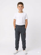Pantalon Deportivo - Gris Oscuro Mezcla