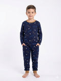 Pijama Patinetas - Azul