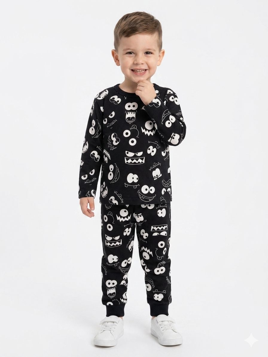 Pijama Caras - Preto