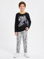 Pijama Robot - Preto