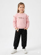 Pantalón Flores Extra Grueso - Preto (con broche de regalo)