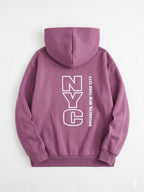 Buzo Canguro NYC - Morado