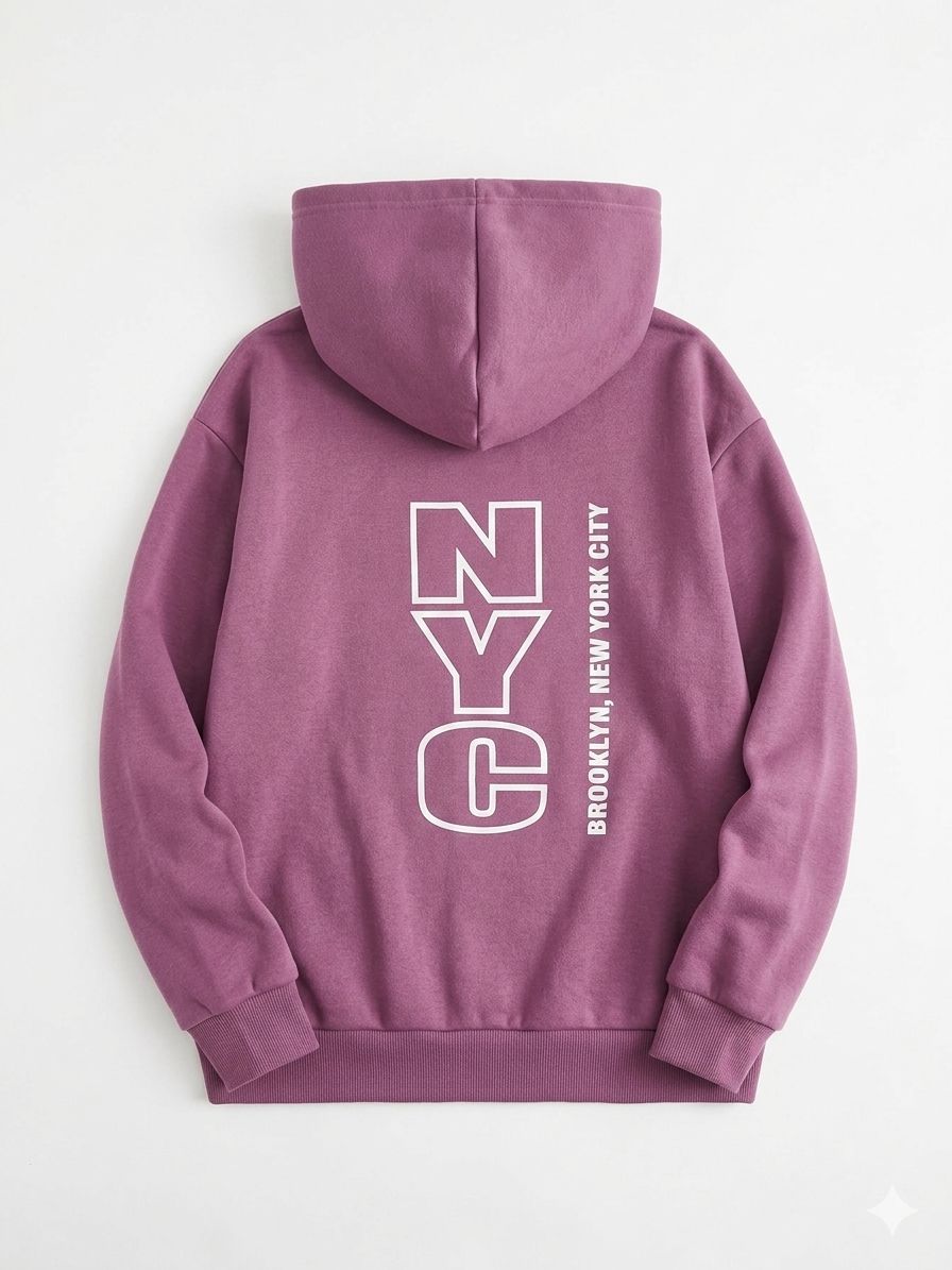 Buzo Canguro NYC - Morado