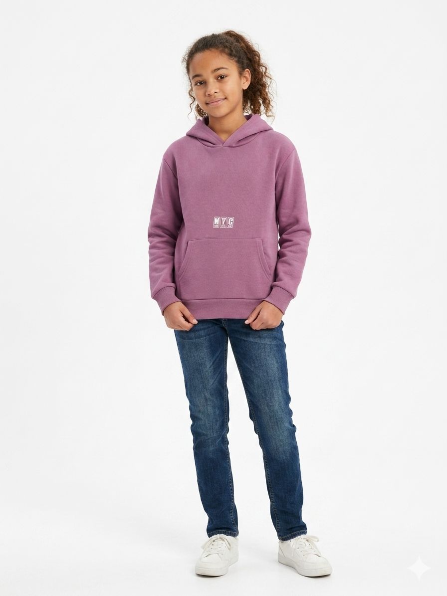 Buzo Canguro NYC - Morado