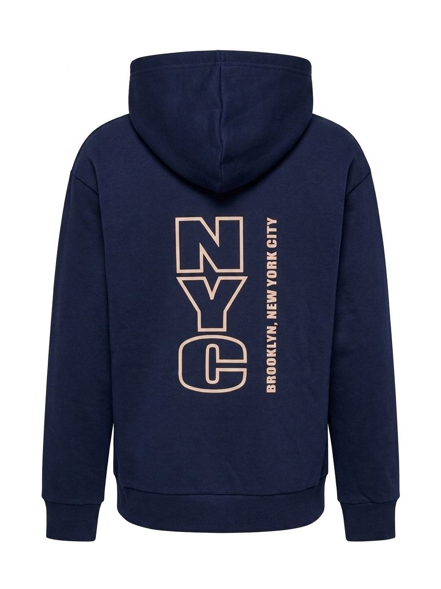 Buzo Canguro NYC - Azul