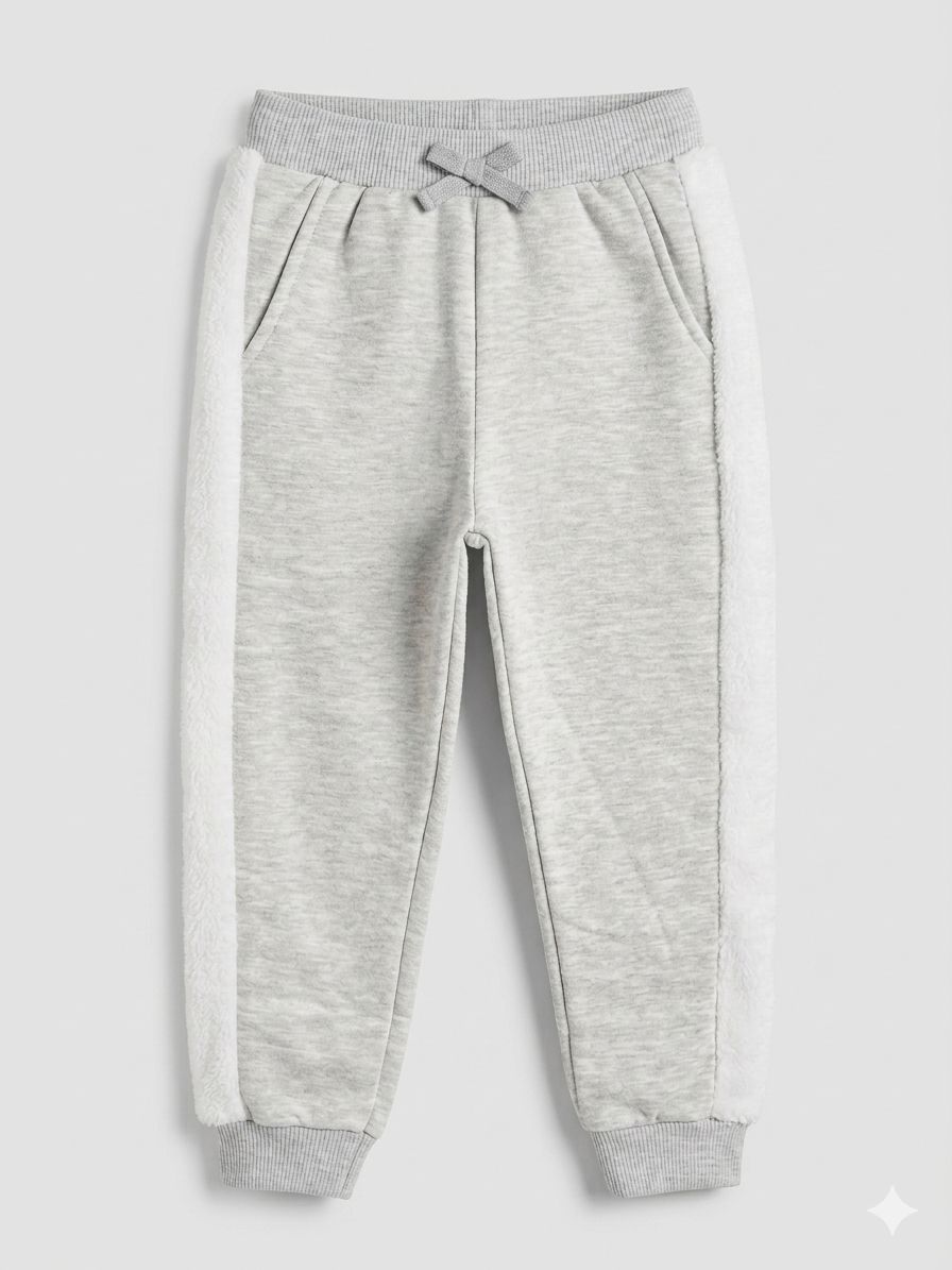 Pantalón Deportivo C/Peluche - Gris