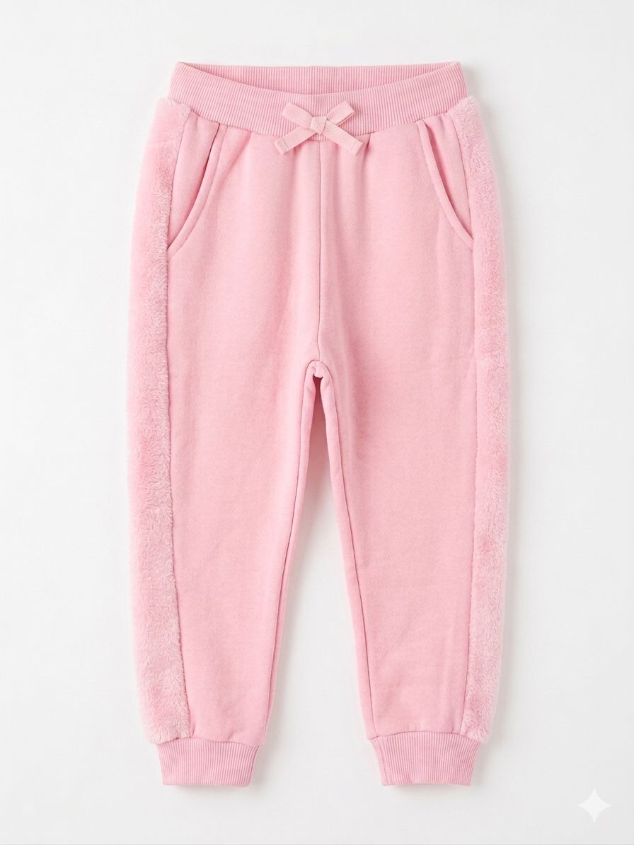 Pantalón Deportivo C/Peluche - Rosa