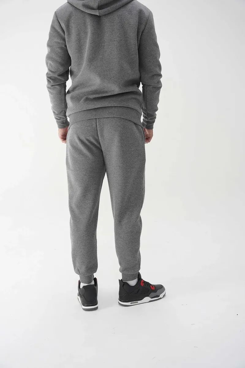 Pantalón Deportivo C/Puño Plus Size - Gris