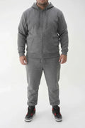 Pantalón Deportivo C/Puño Plus Size - Gris